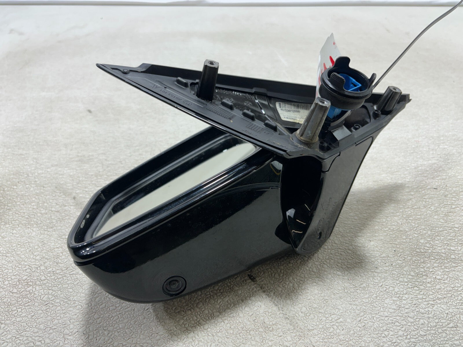 11-16 Bmw 5 Series 528I 550I F10 Left Side View Door Mirror W/ Camera Black Oem