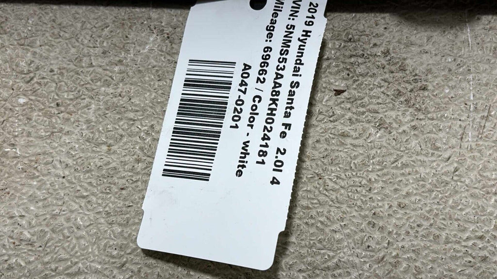 19-20 Hyundai Santa Fe Rear Bumper License Plate Light Lamp W/ Camera Option OEM