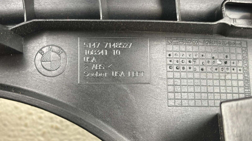 07-13 Bmw E70 X5M Rear Left Driver Side Entrance Door Sill Trim Cover Black Oem