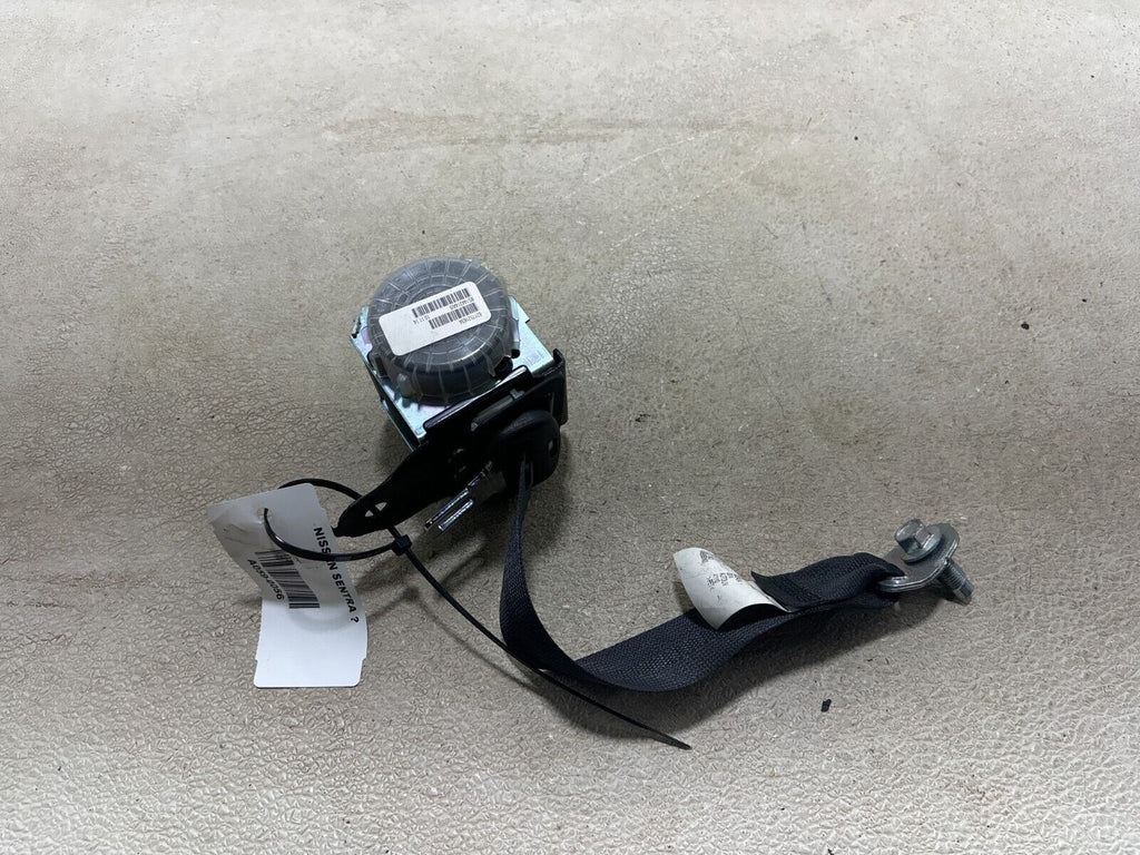 13-14 Nissan Sentra Rear Center Middle Seat Belt Seatbelt Retractor Black Oem