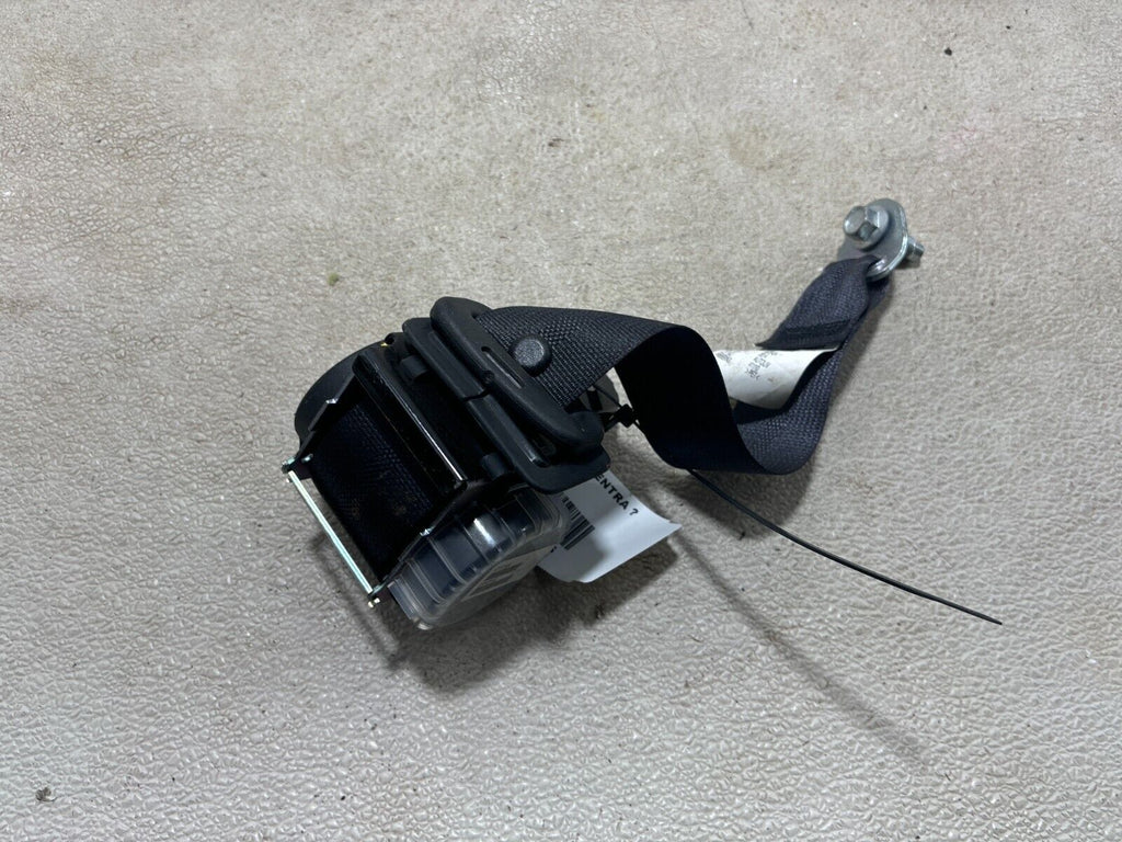 13-14 Nissan Sentra Rear Center Middle Seat Belt Seatbelt Retractor Black Oem