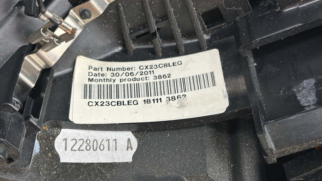 11-15 Jaguar X250 Xf Steering Wheel W/ Paddle Shifters Black Oem