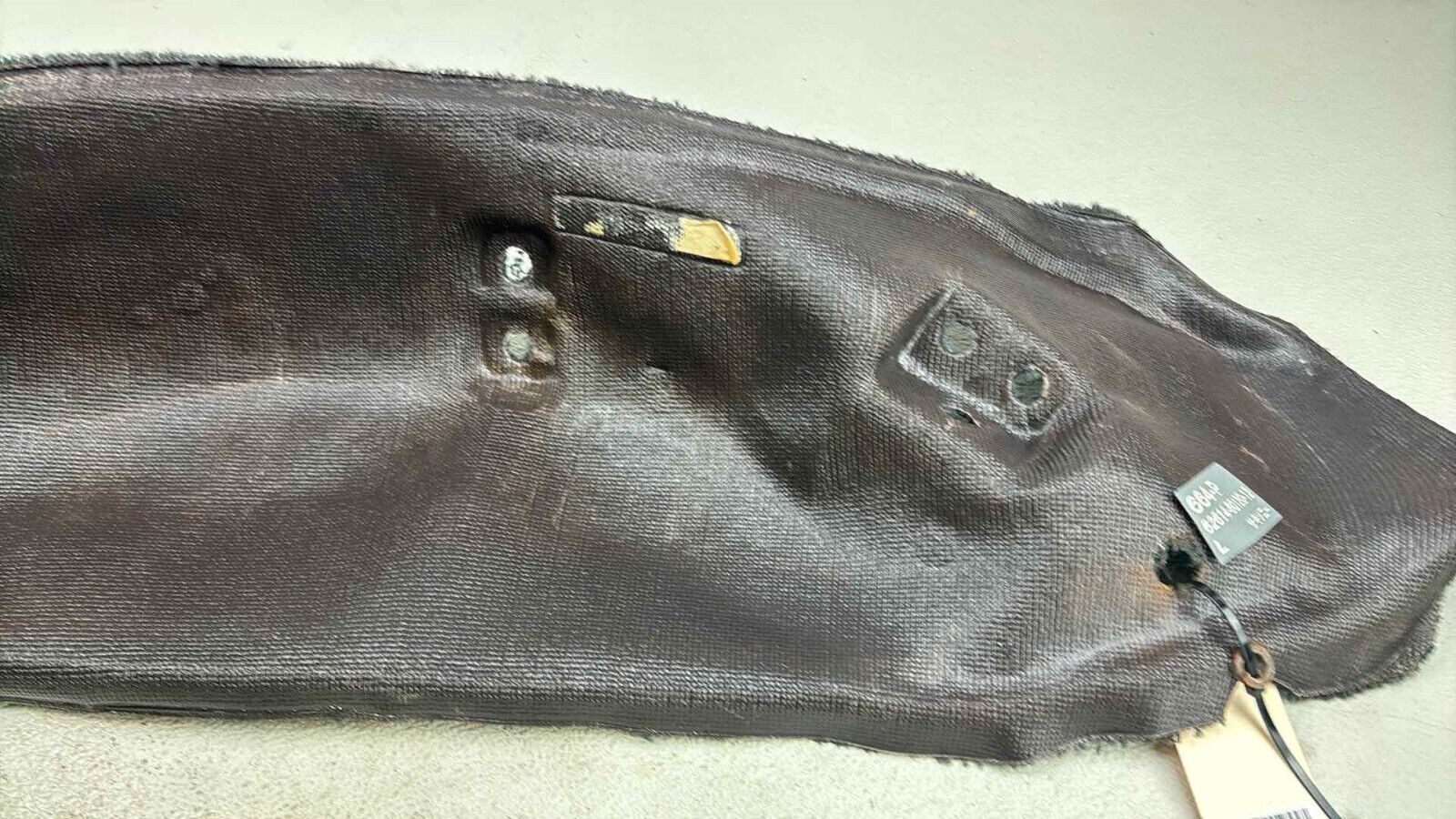 1991-1994 Toyota Land Cruiser Grey Inside Wheel Well Carpet Left Oem