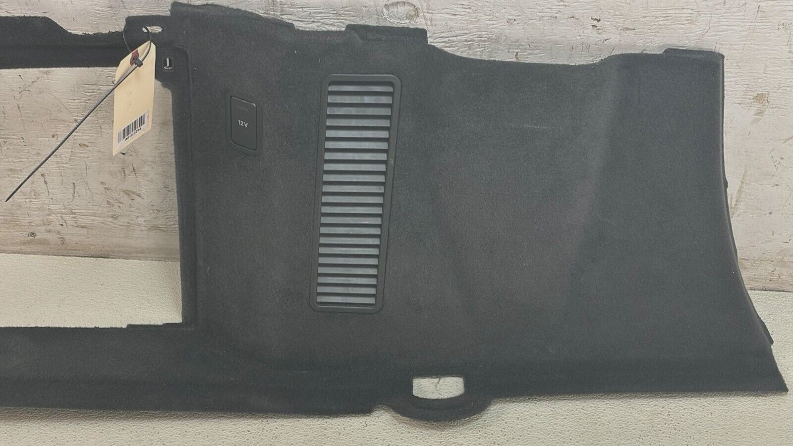 04-10 Audi A8 L D3 Black Rear Left Trunk Cover Side Panel 4E0863879T