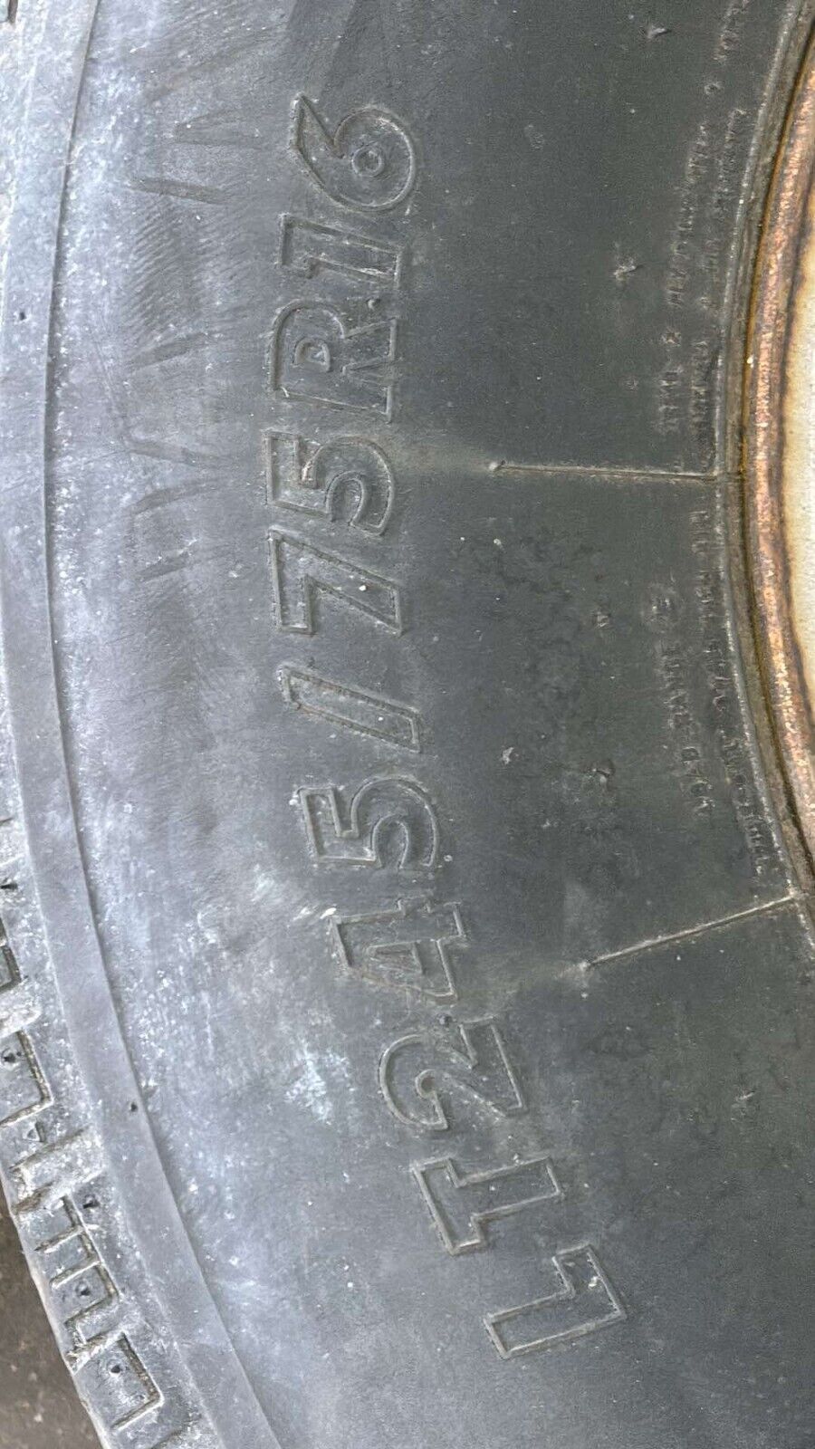 1989-02 Chevy Firestone Transforce 245/75R16 16X6.5 120/116R At Load Range Tires