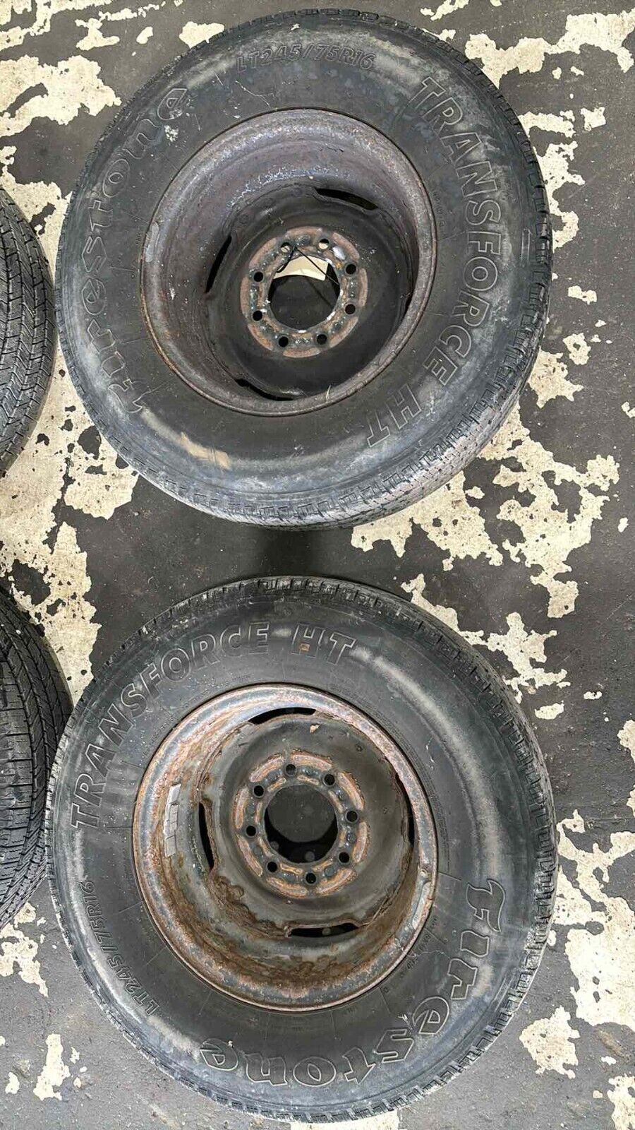 1989-02 Chevy Firestone Transforce 245/75R16 16X6.5 120/116R At Load Range Tires