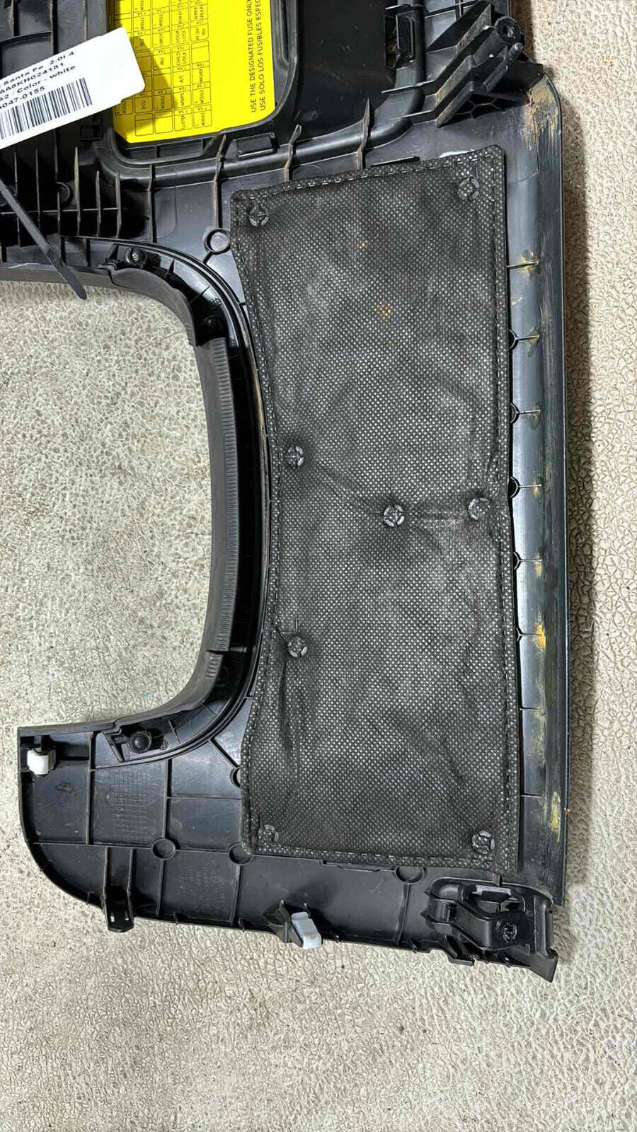 19-20 Hyundai Santa Fe Front Left Under Dash Lower Knee Panel Cover Trim Oem