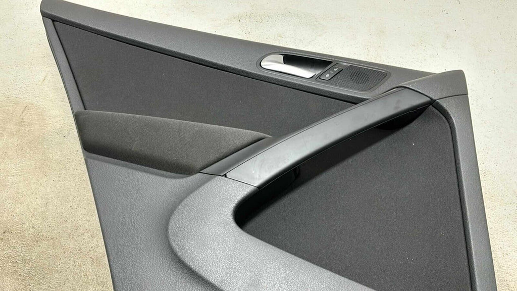 09-17 Volkswagen Tiguan Rear Left Driver Side Door Trim Panel Black 5N0-867-211
