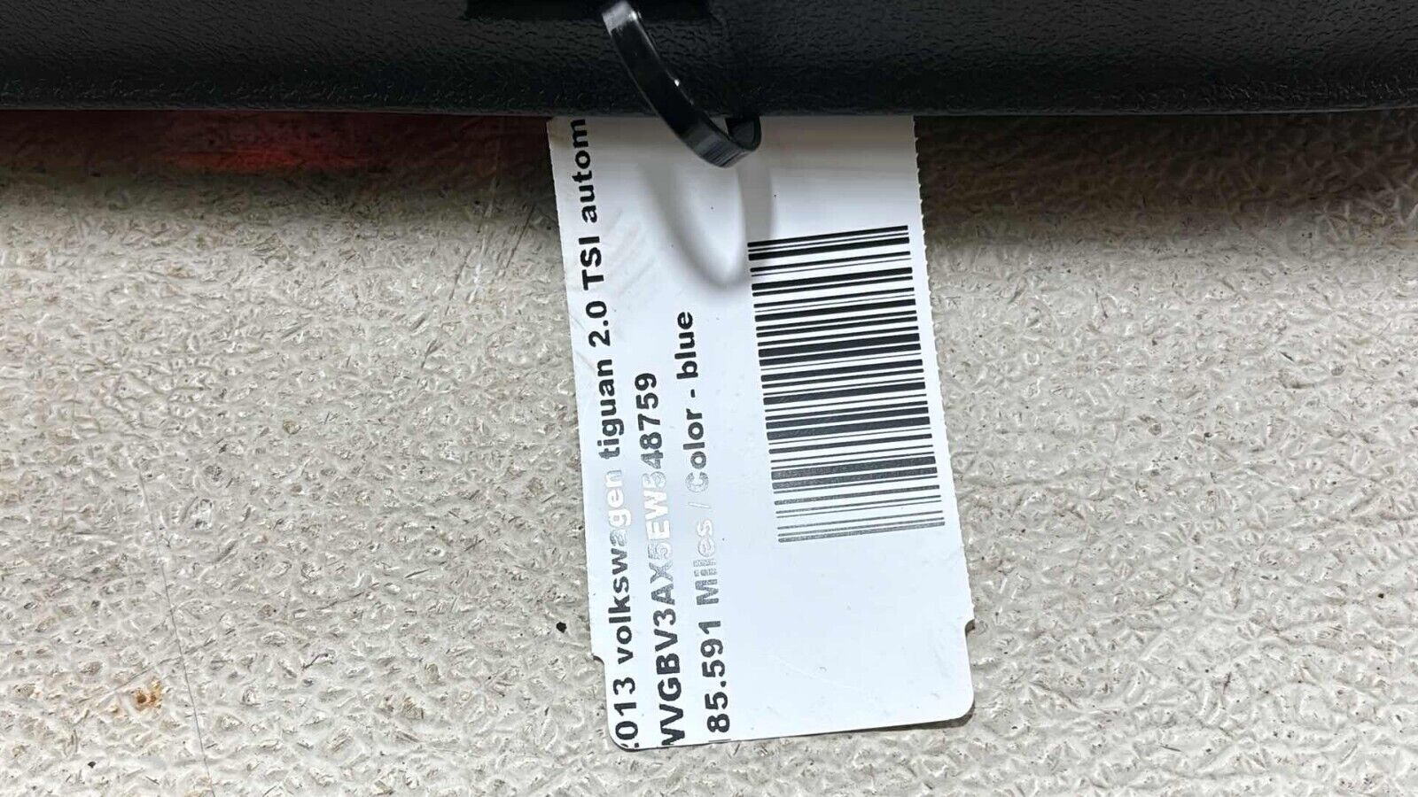 09-17 Volkswagen Tiguan Rear Left Driver Side Door Trim Panel Black 5N0-867-211