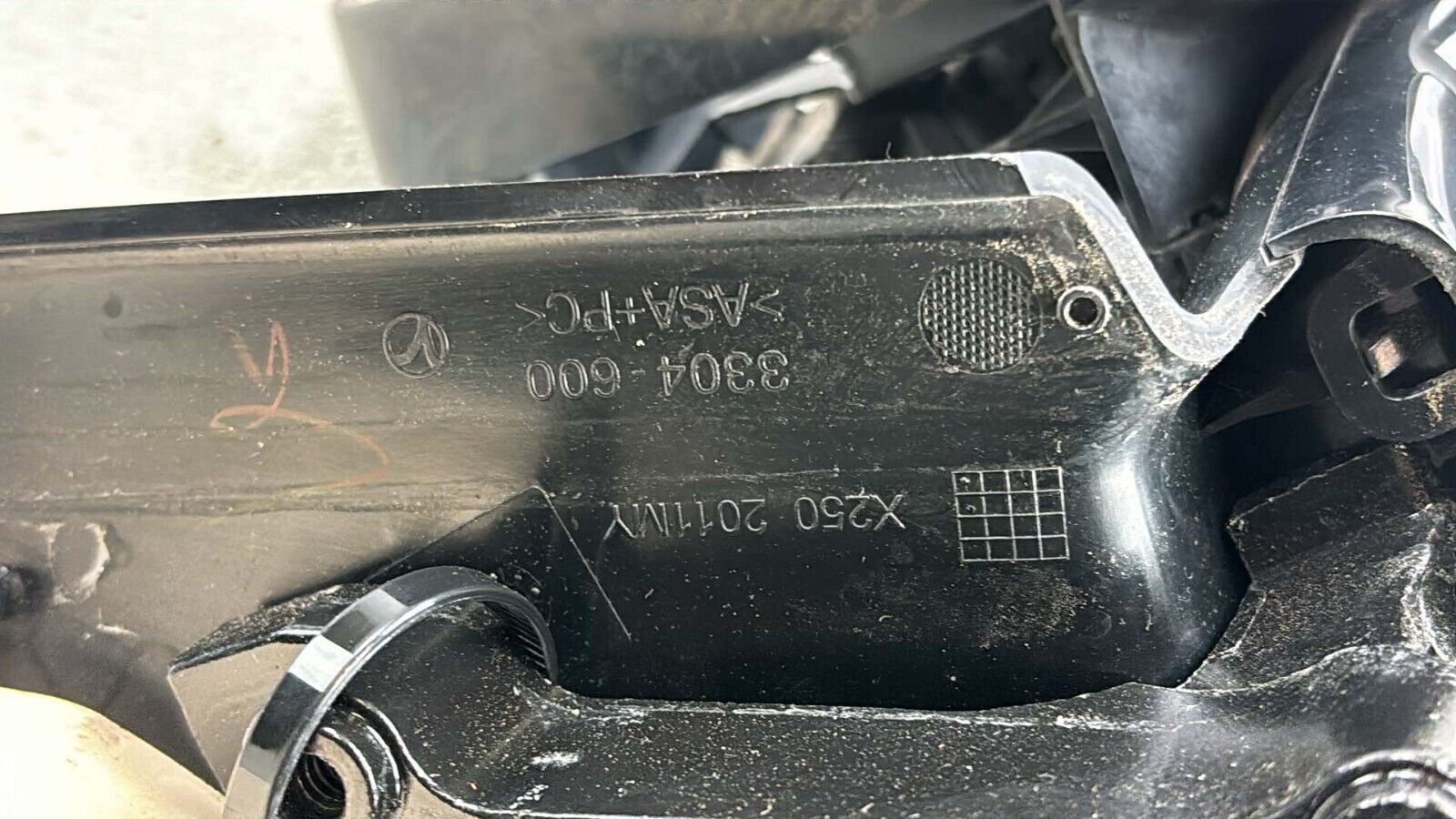 11-15 Jaguar X250 Xf Xfr Front Right Rh Passenger Side Door Rear View Mirror Oem