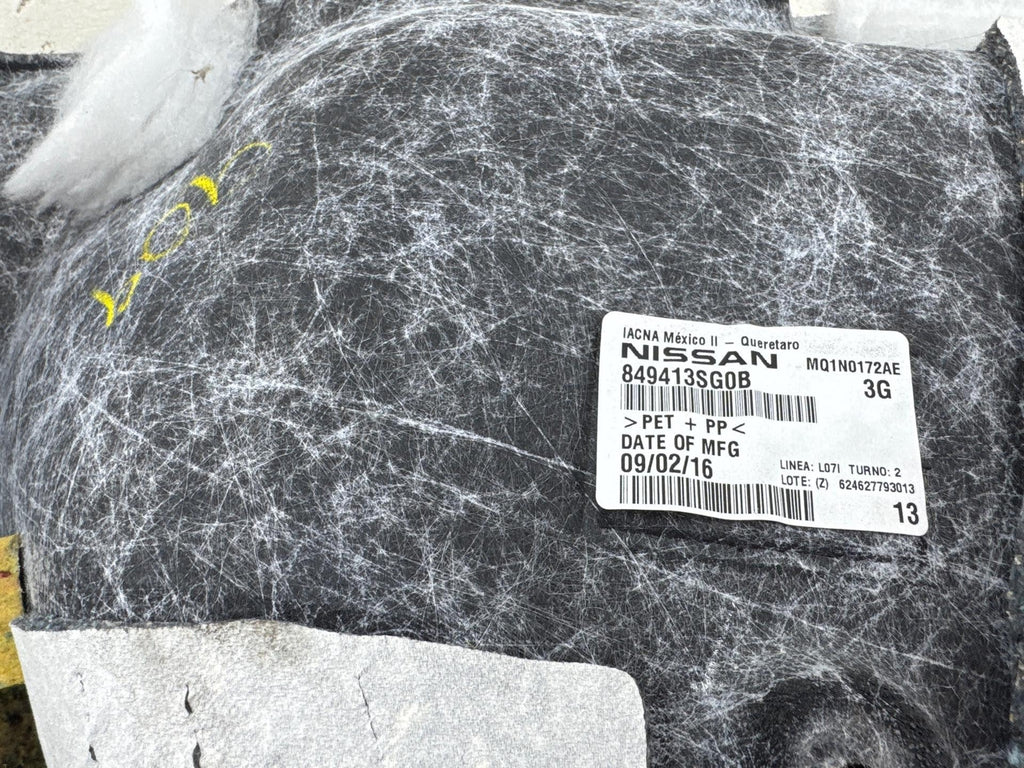 14-19 Nissan Sentra Rear Left Trunk Quarter Panel Trim Cover Oem 84941-3Sg0B