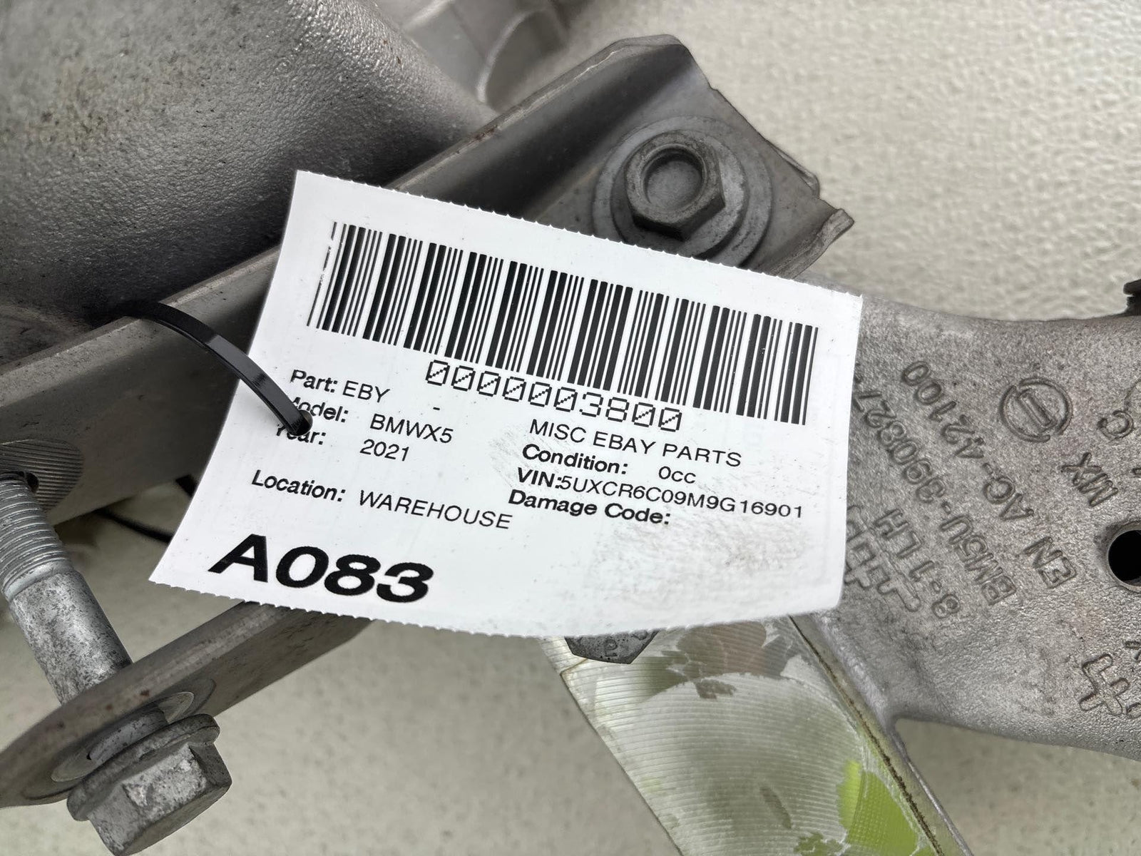 19-23 Bmw X5 Rear Axle Subframe Suspension Carrier Crossmember Oem 6894149