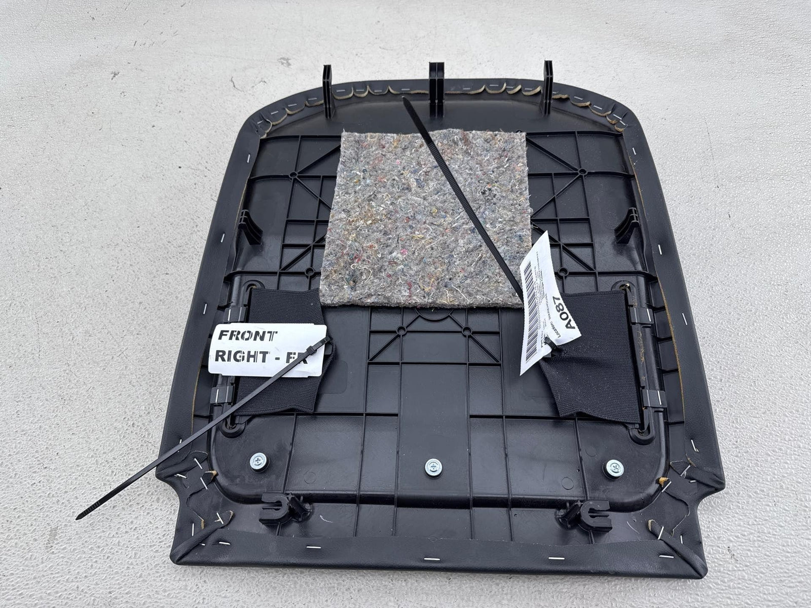 07-09 Acura Mdx Front Right Or Left Seat Back Panel Trim Cover Oem Black