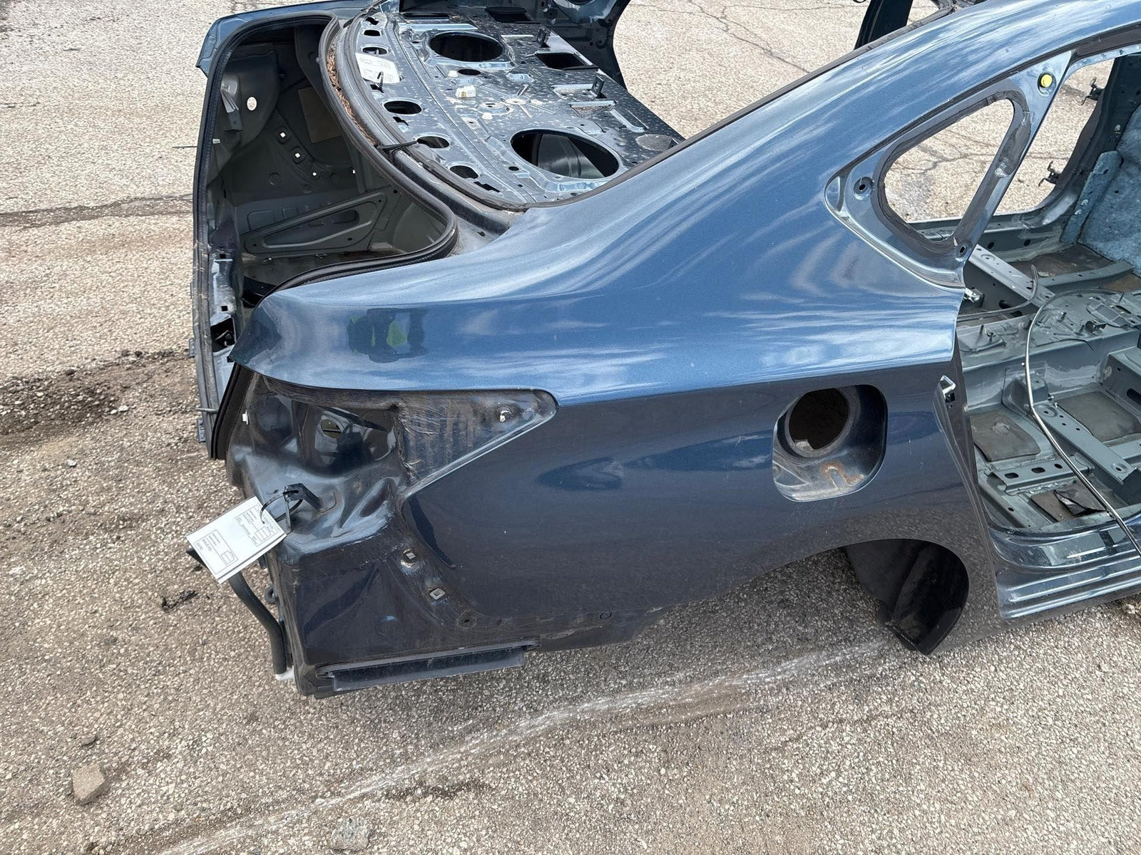 13-19 Nissan Sentra Rear Right Quarter Panel Graphite Blue OEM Rh