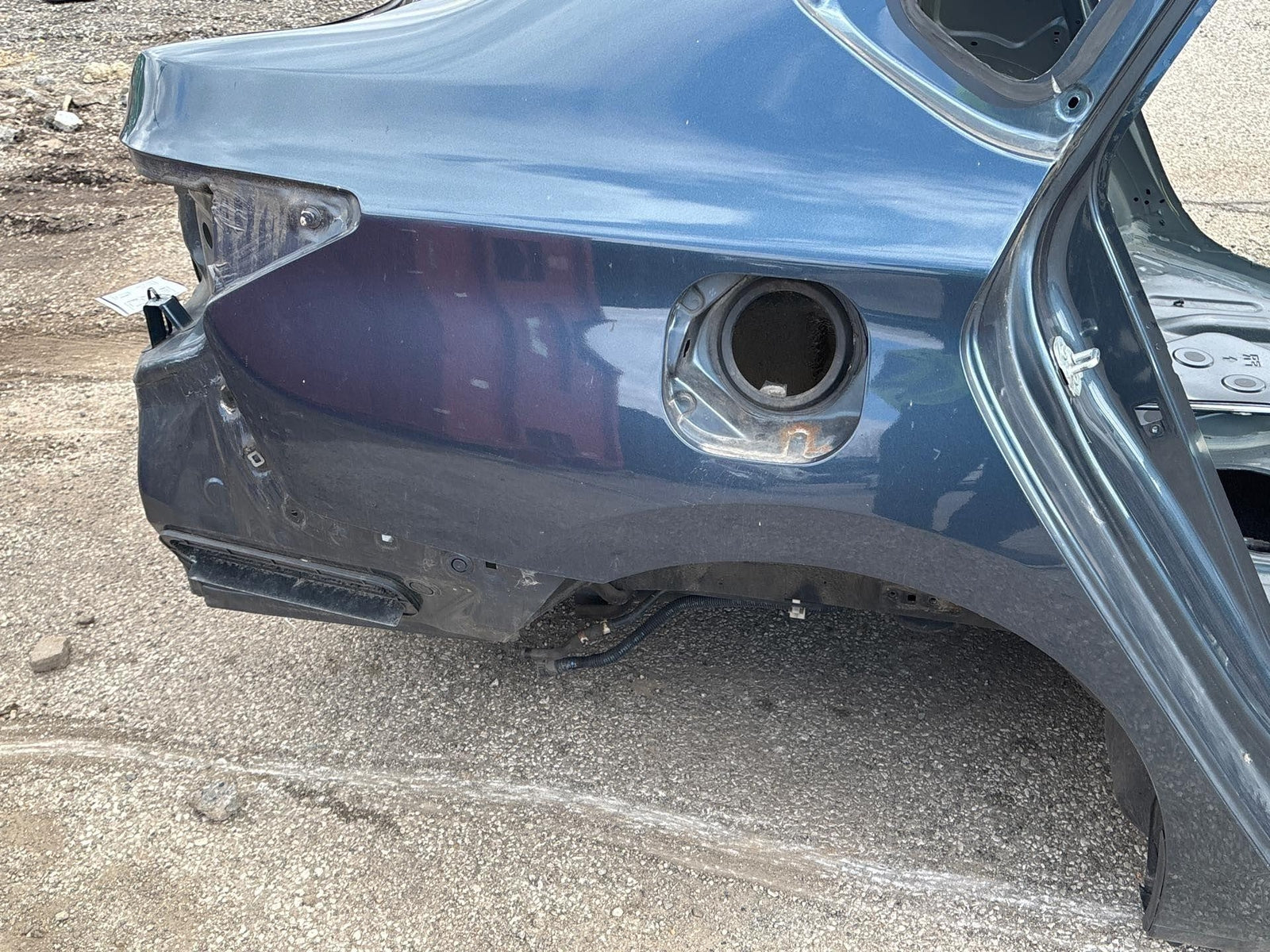 13-19 Nissan Sentra Rear Right Quarter Panel Graphite Blue OEM Rh