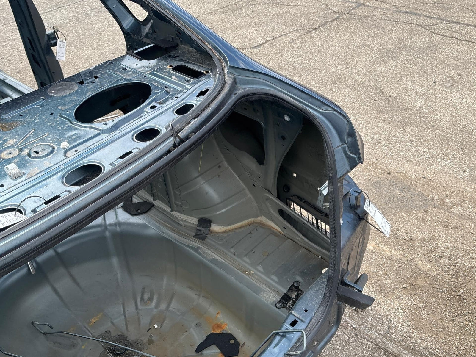 13-19 Nissan Sentra Rear Right Quarter Panel Graphite Blue OEM Rh