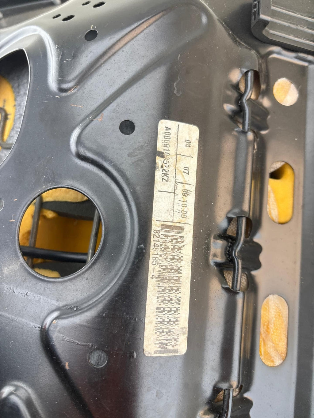 07-12 Mercedes Gl Class Front Left Side Bottom Lower Seat Cushion