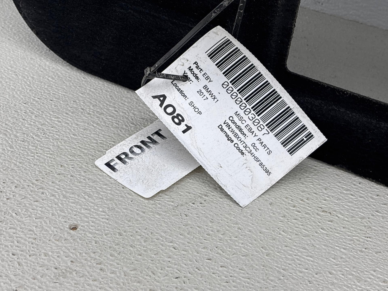 16-22 Bmw X1 F48 Engine Protection Underride Protection 10487300 Oem