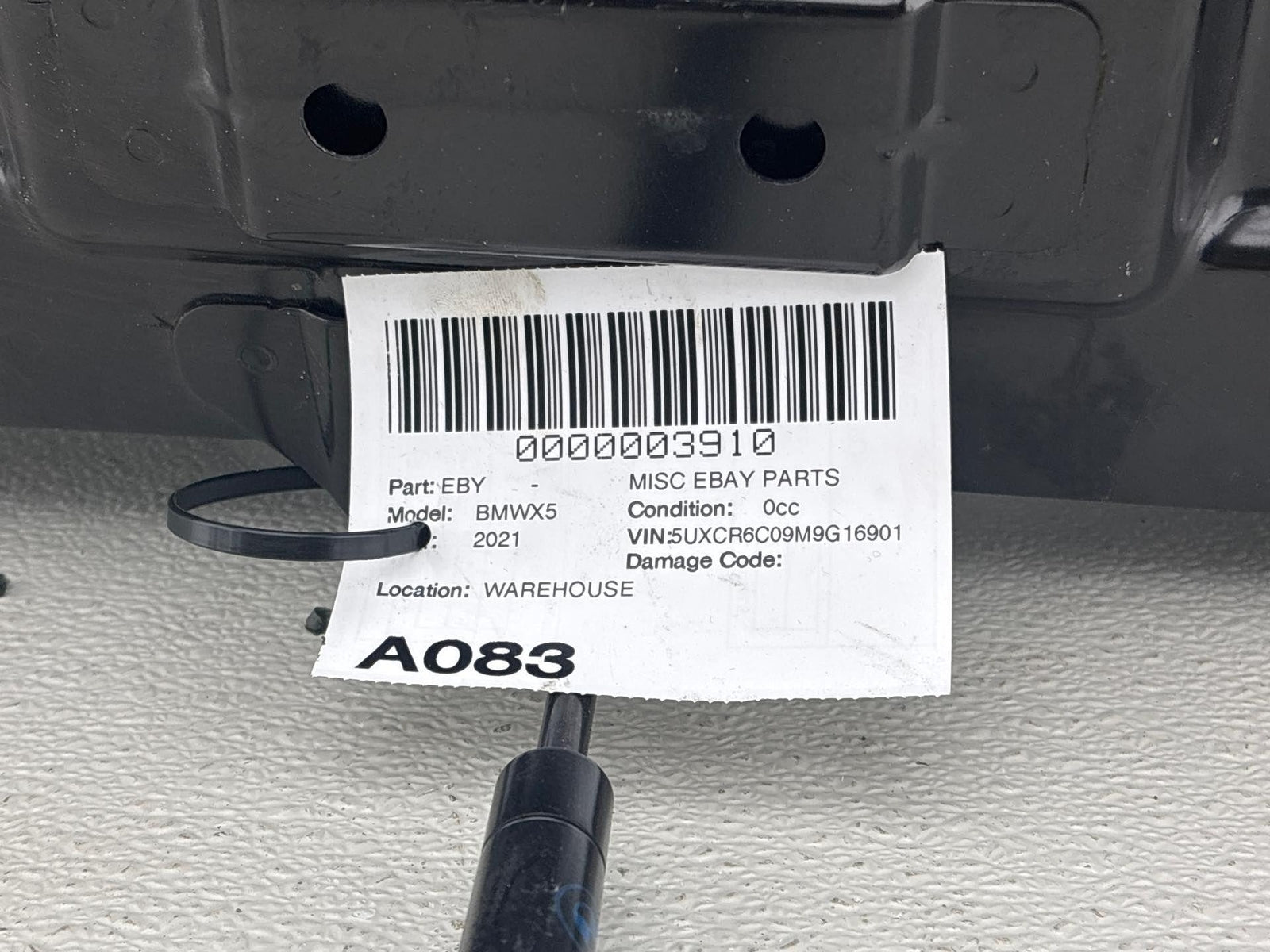 19-23 Bmw X5 G05 Fastening Handle Couches Isofix Back 7444988 Oem