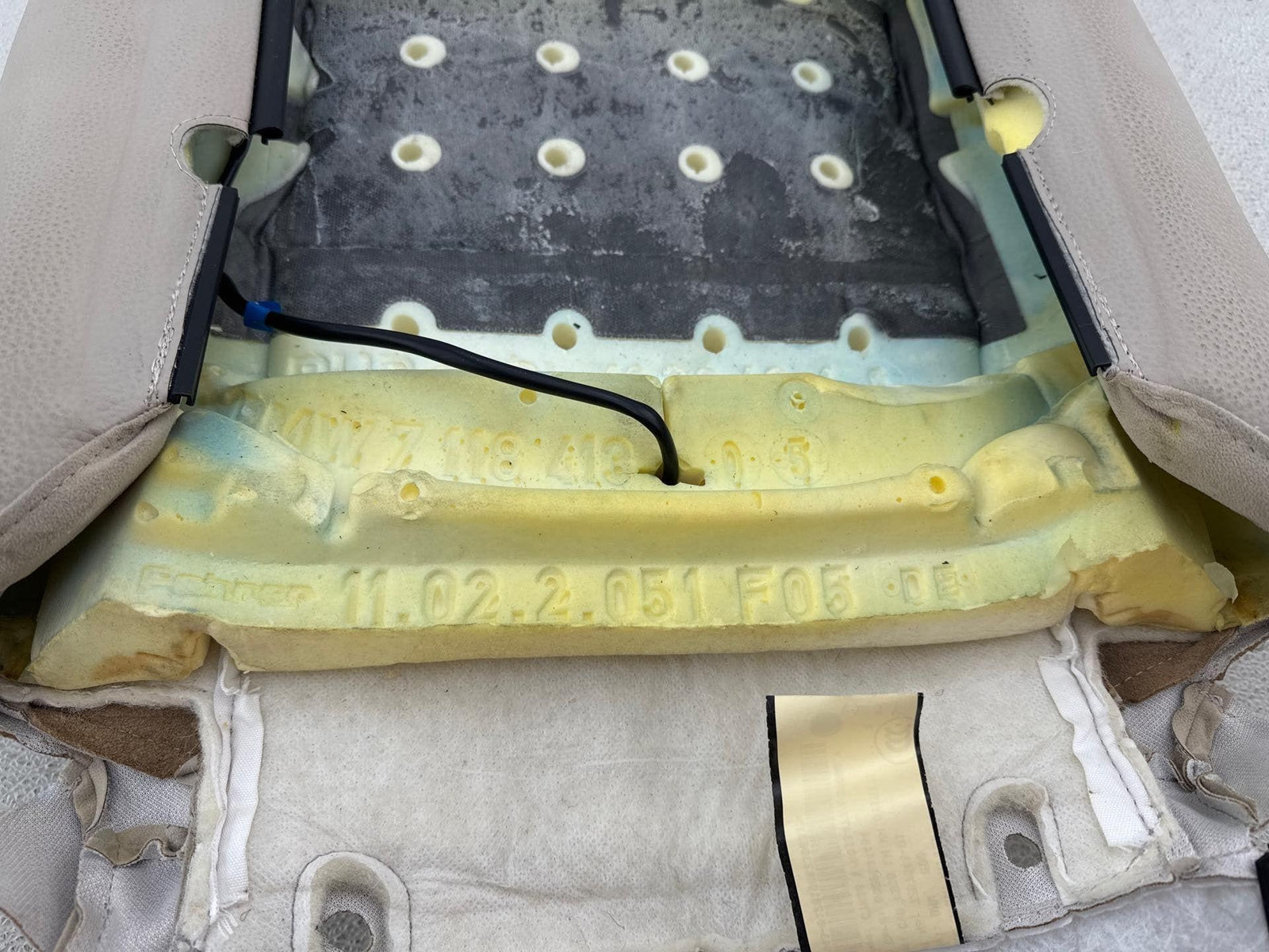 07-11 Bmw E90 E91 335I 335D Upper Top Seat Cushion Front Left Driver Oem