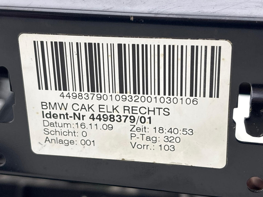 08-10 Bmw 353I Front Right Lower Seat Track Frame Rail Oem