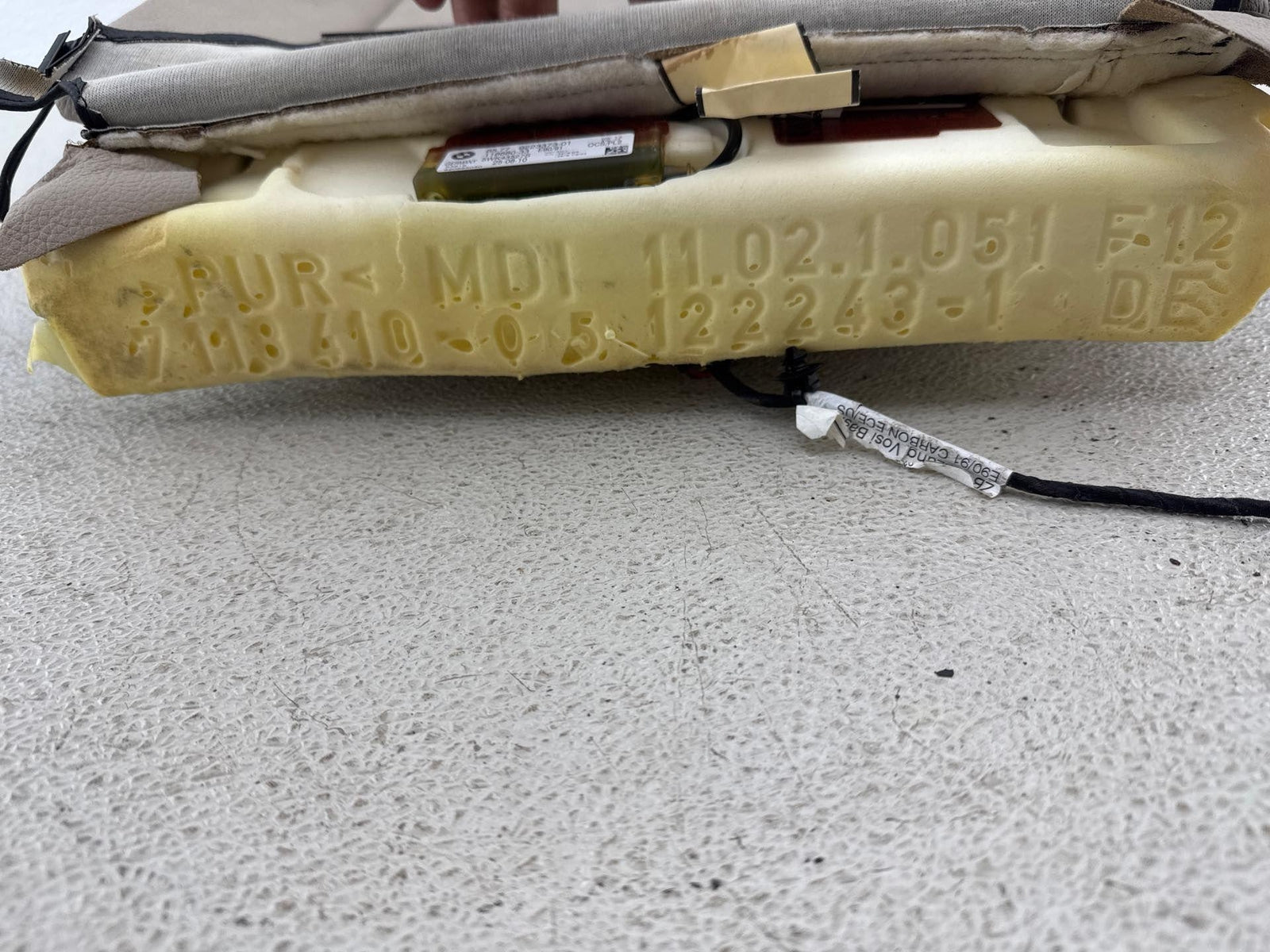 07-11 Bmw E90 335D 335I Front Right Passenger Seat Lower Cushion Oem