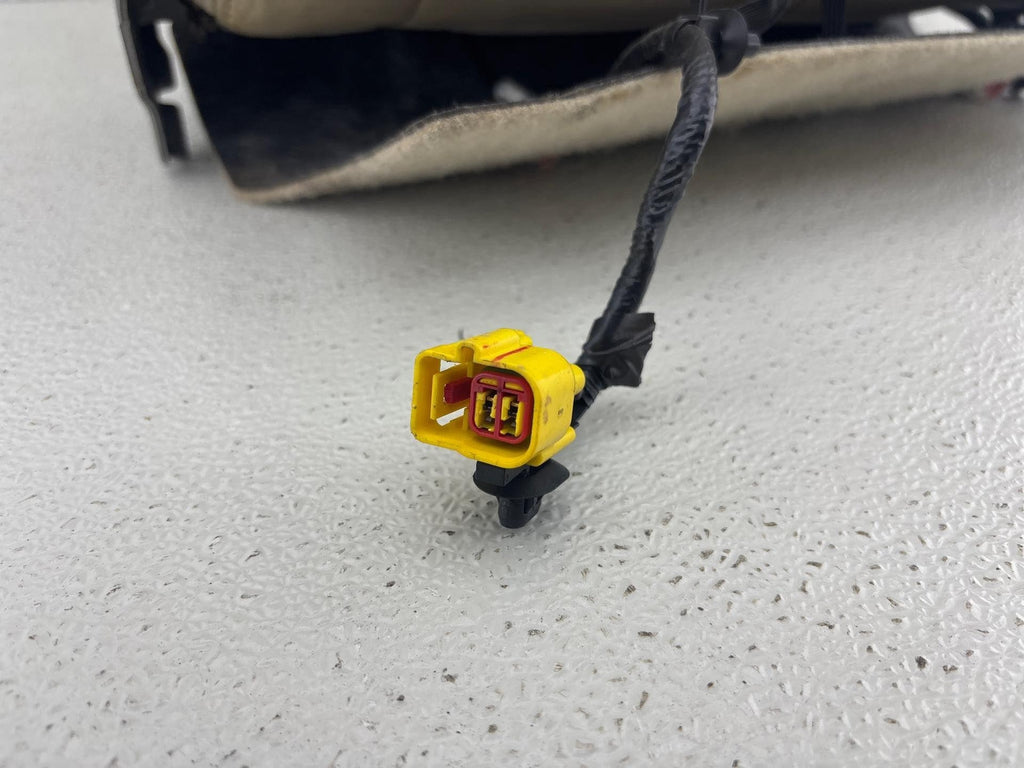 14-16 Lincoln Mkz Front Right Passenger Side Seat Backrest Red Stitch Oem