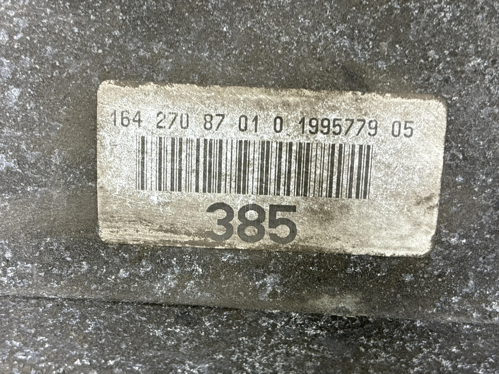 09 Mercedes Gl Transmission Assembly 164 At Gl320