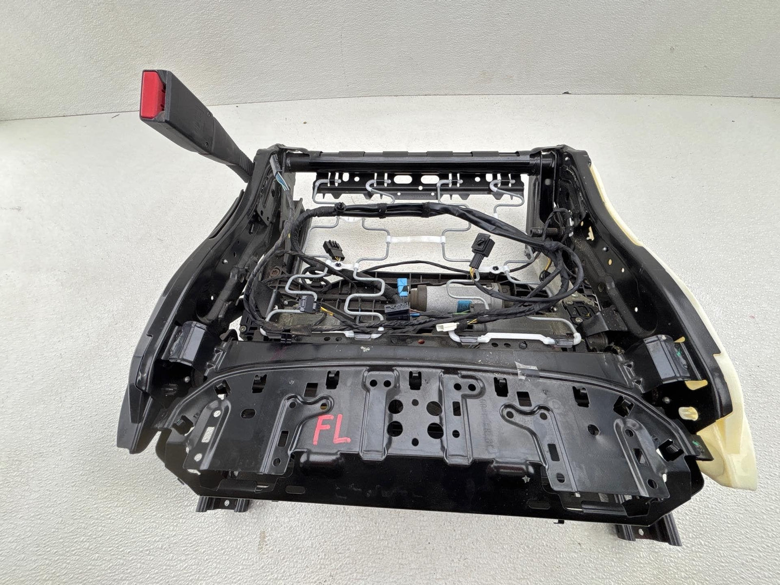 07-13 Bmw X5 E70 Front Left Driver Side Seat Track Frame Rail W/Motors Oem