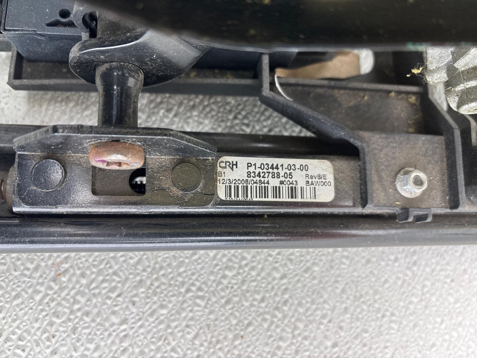 07-13 Bmw X5 E70 Front Left Driver Side Seat Track Frame Rail W/Motors Oem