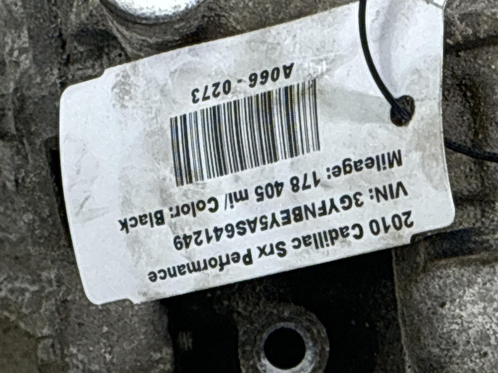 10 CADILLAC SRX TRANSMISSION ASSEMBLY AT FWD