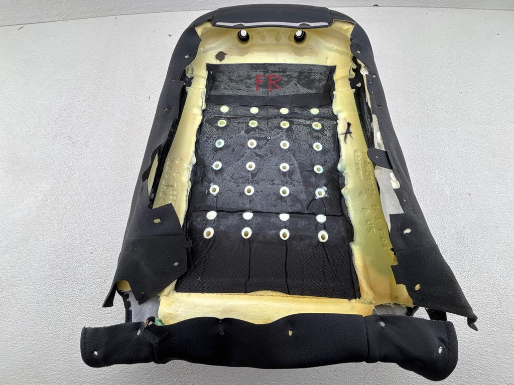 08-13 Bmw X5 E70 Front Left Driver Side Top Upper Seat Cushion Black Oem