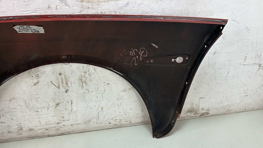 05-13 Chevy Corvette C6 Right Rh Exterior Quarter Panel (Sunset Orange 71U)Coupe