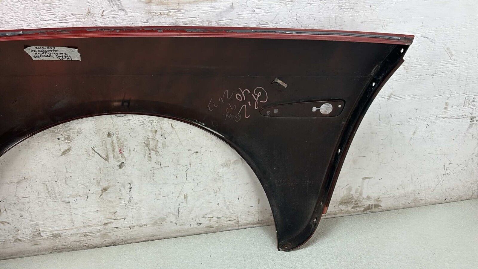 05-13 Chevy Corvette C6 Right Rh Exterior Quarter Panel (Sunset Orange 71U)Coupe