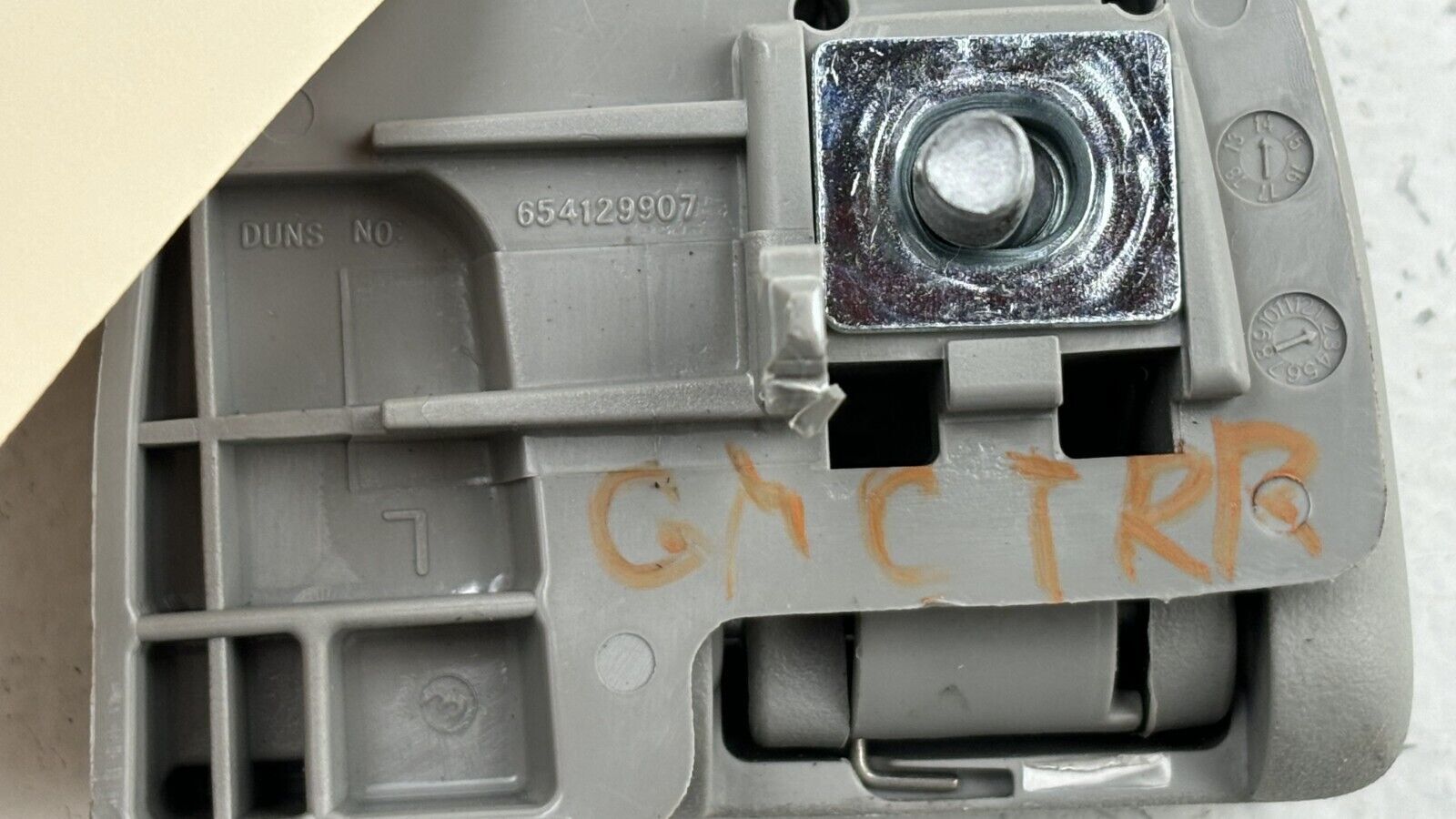 10-17 Gmc Terrain Rear Left Side Roof Grab  Assist Handle 654129907 Oem