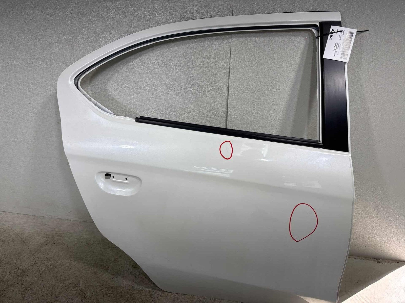 17-24 Mitsubishi Mirage G4 Rear Passenger Side Door Shell Panel Oem