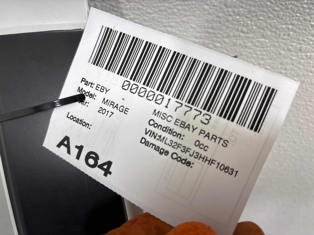 17-24 Mitsubishi Mirage G4 Rear Passenger Side Door Shell Panel Oem