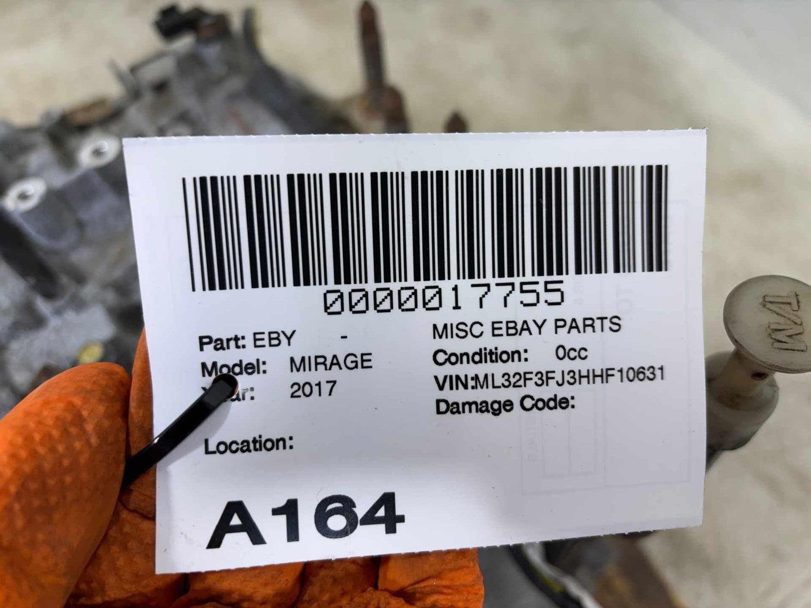 15-20 Mitsubishi Mirage G4 1.2L Automatic Transmission Assembly Oem