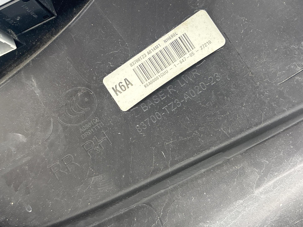 15-20 Acura Tlx Rear Right Side Interior Door Trim Lining Oem