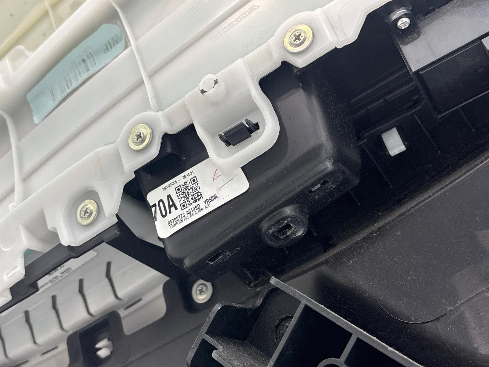 15-20 Acura Tlx Rear Right Side Interior Door Trim Lining Oem