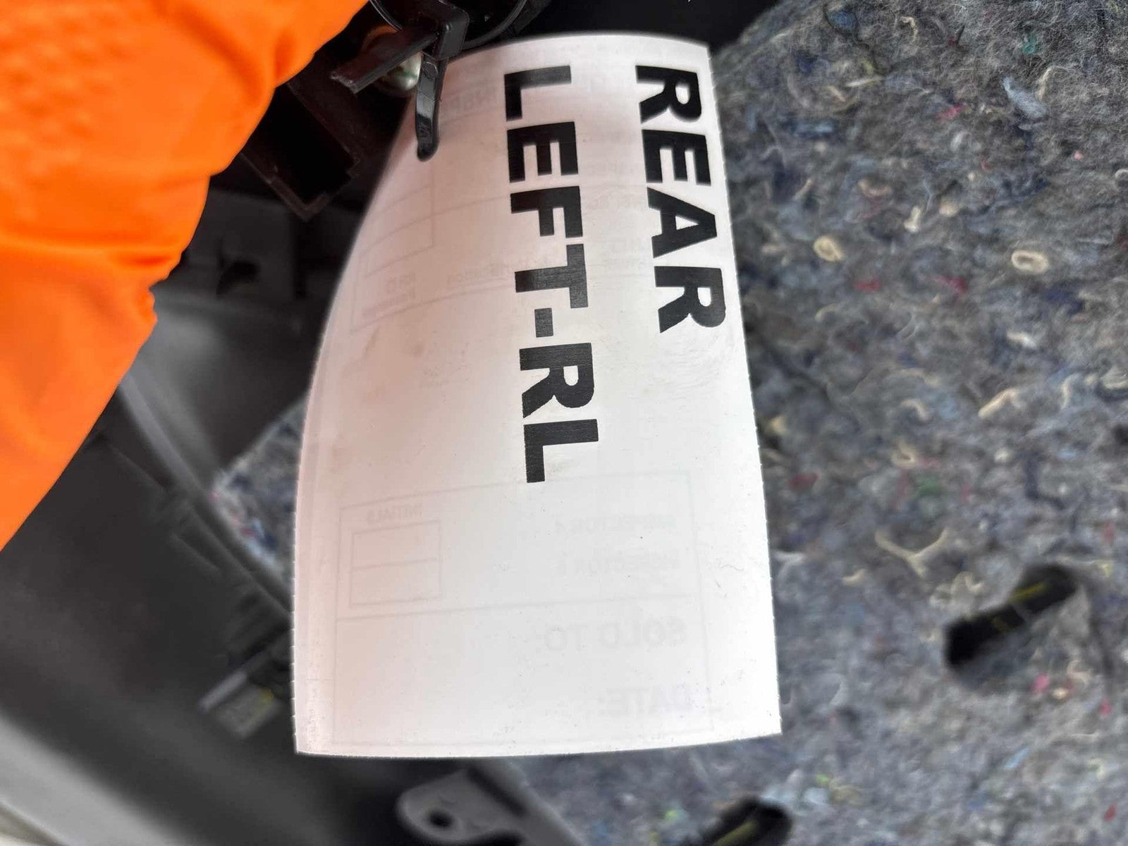 14-24 Mitsubishi Mirage G4 Rear Driver Side Door Panel Trim Cover Oem