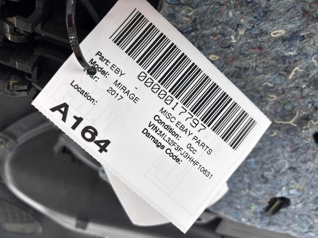 14-24 Mitsubishi Mirage G4 Rear Driver Side Door Panel Trim Cover Oem