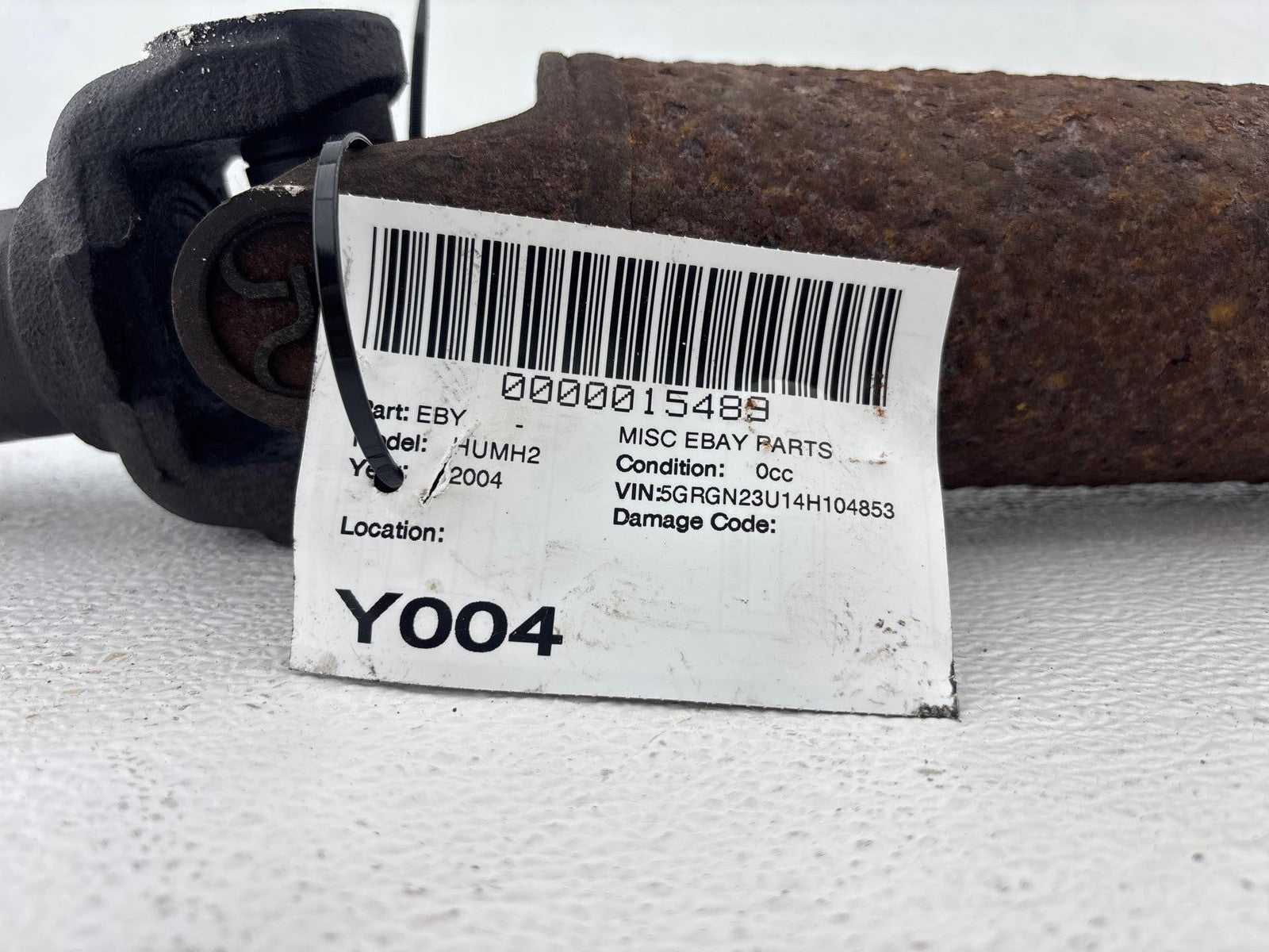 03 - 09 Hummer H2 6.0L Drive Shaft Driveshaft Front Oem