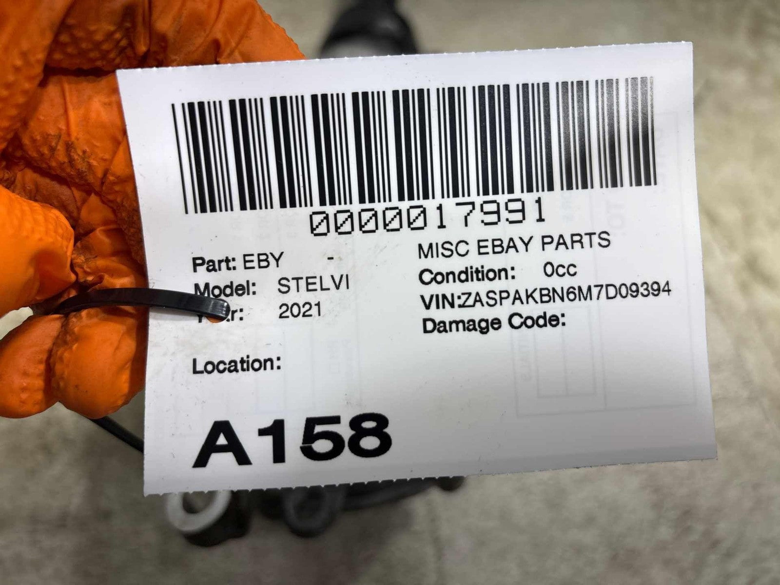 18-25 Alfa Romeo Stelvio 2.0L Front Axle Differential Carrier W/ Drive Shaft Oem