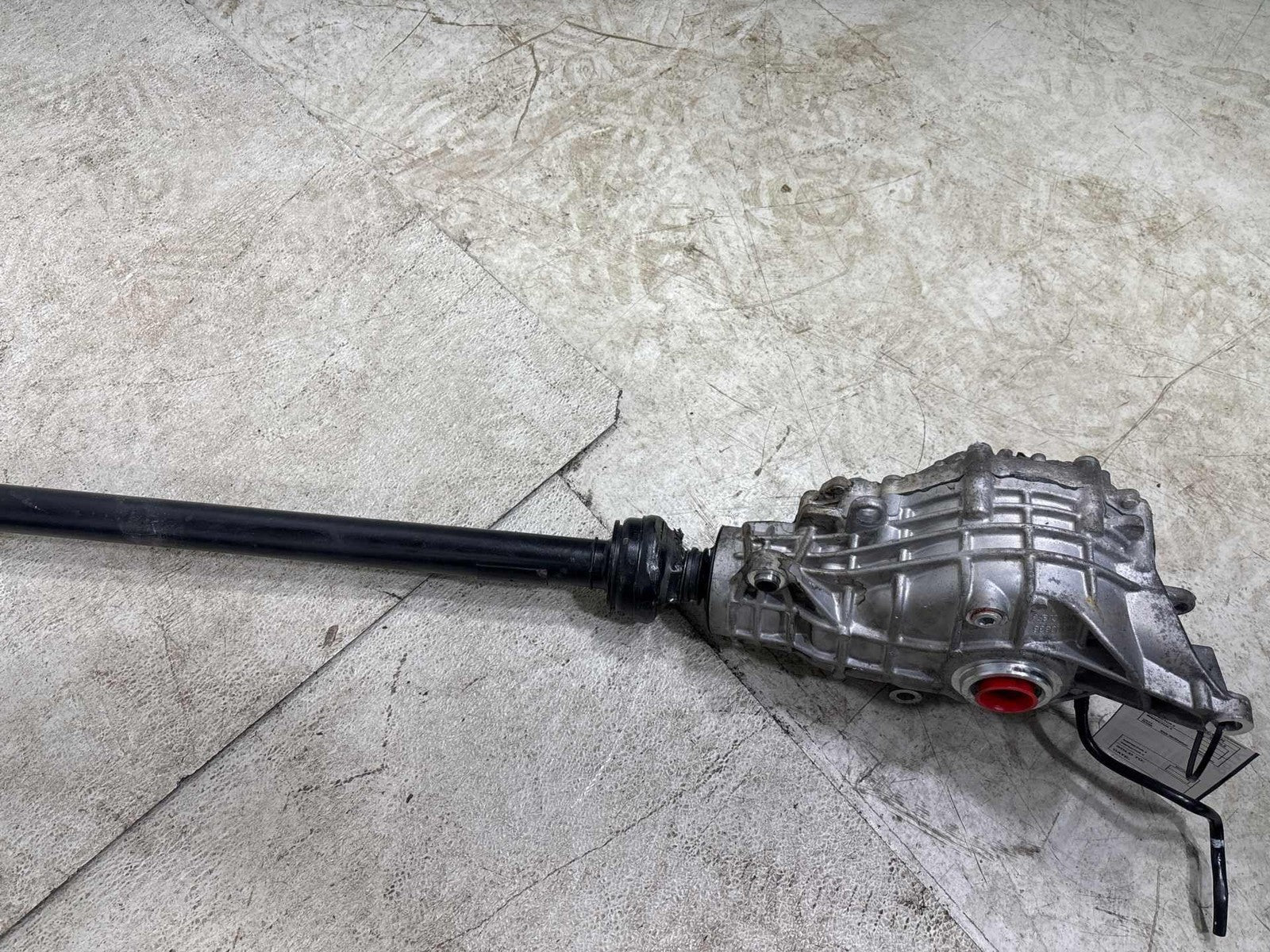 18-25 Alfa Romeo Stelvio 2.0L Front Axle Differential Carrier W/ Drive Shaft Oem