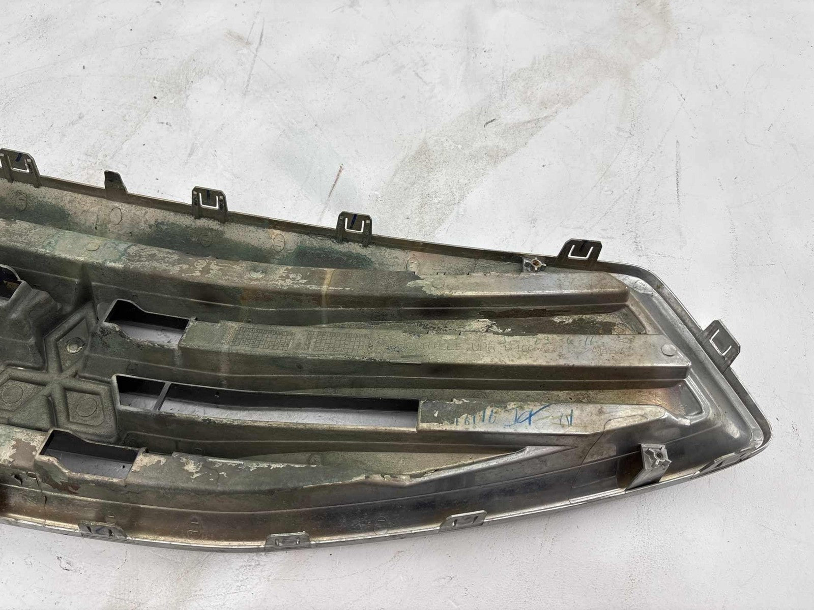 17-19 Mitsubishi Mirage Front Upper Grille Grill Panel Chrome 6402A301