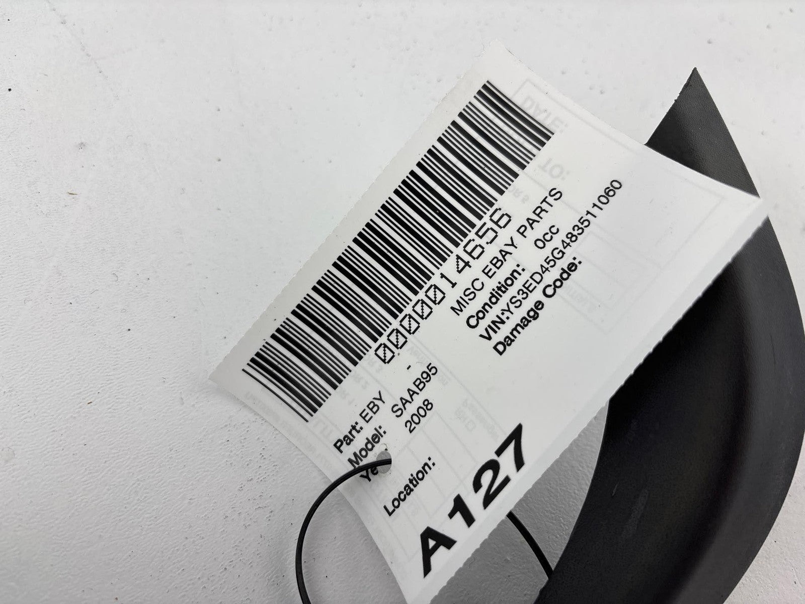 06-09 Saab 9-5 Rear Spoiler/Valance W/ Single Exhaust Cutout Oem 12756092