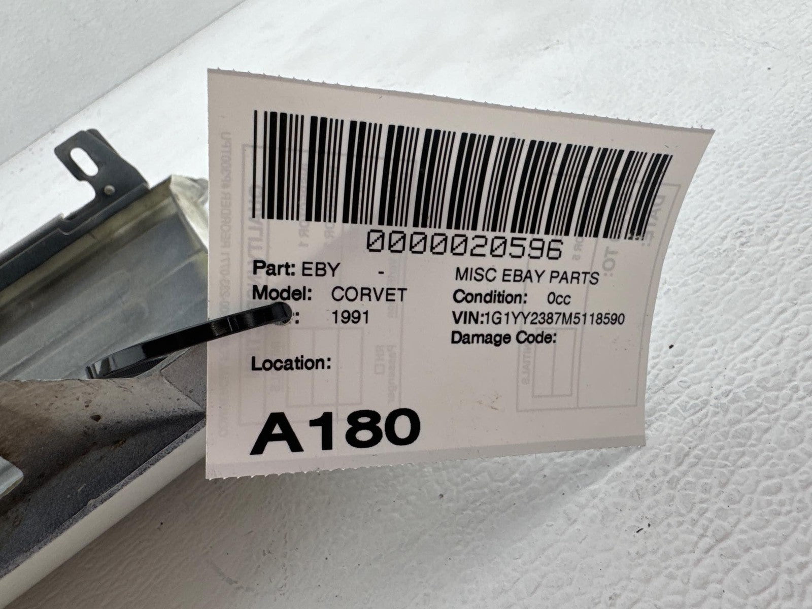 1991-1996 Chevrolet Corvette Front Right Fender Panel Oem 10135976