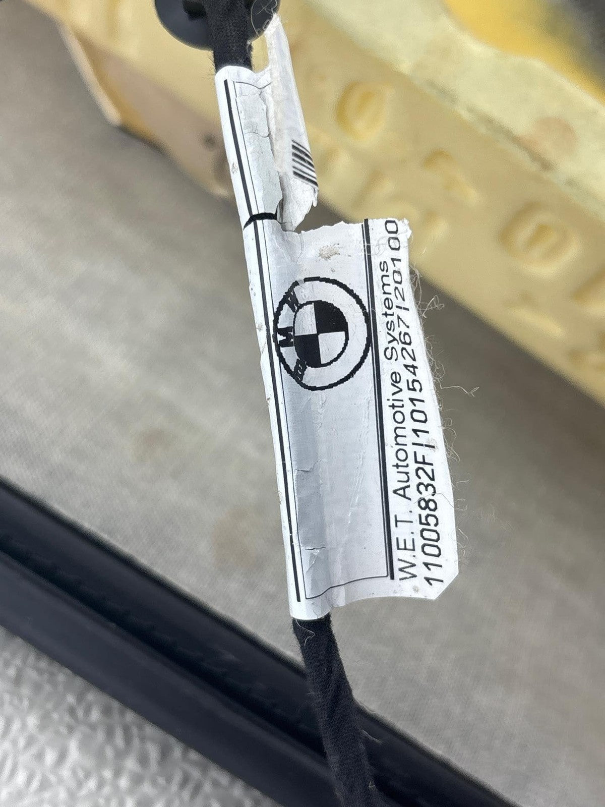 07-11 Bmw E90 335D 335I Front Left Driver Seat Lower Cushion Oem.