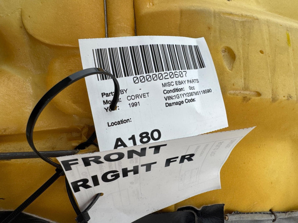 1991 Chevrolet Corvette Front Right Upper Seat Cushion Oem